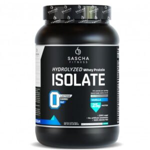 SASCHA FITNESS ISOLATE – VAINILLA 2 LB