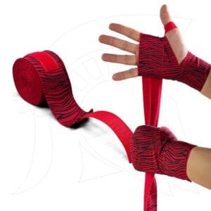 VENDA PARA MANO – ROJA TEXTURA POLIESTER